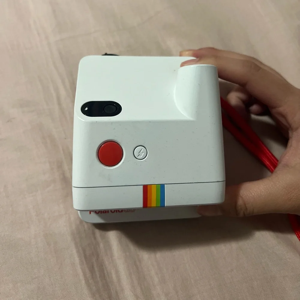Polaroid White Instant Camera Film Photography